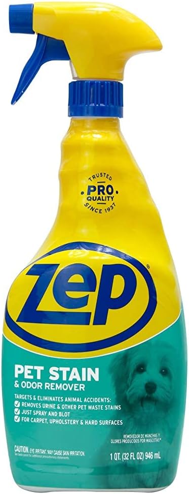 Zep Pet Stain and Odor Remover - 32 oz (Cases of 4)