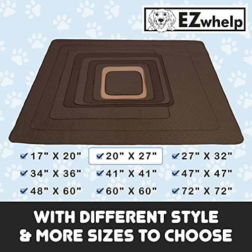 EZwhelp Reusable Dog Pee Pads, Washable Waterproof Puppy Training Pad 20x27
