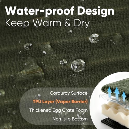 FUKUMARU Cute Dog Bed, Thickened Orthopedic Dog Sofa, Waterproof&Washable
