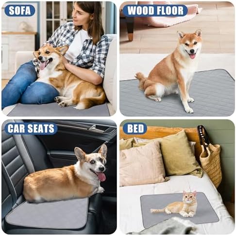 Patience Washable Puppy Pads for Dogs - Reusable 18" x 24" Potty Pads with Waterproof Bottom for Training and Incontinence