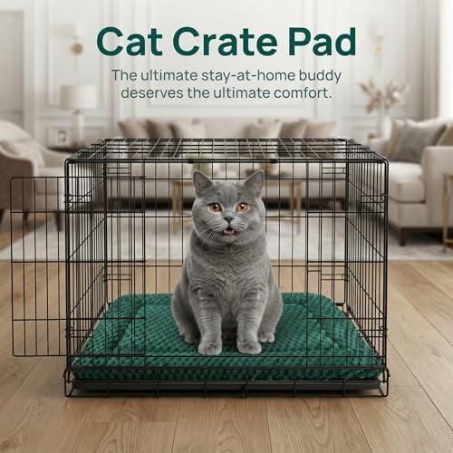 Cat Bed Mat - Durable & Cute Crate Beds for Extra Small Dogs & Cats, Comfortable Kennel Pad for Home, Crate & Travel