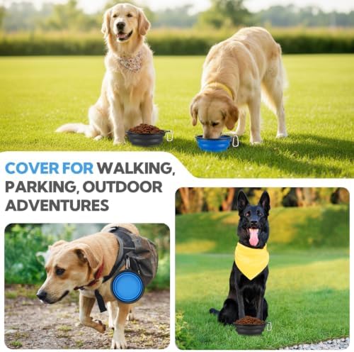 Collapsible Dog Bowl Large 34oz, Travel Dog Water Bowl Portable