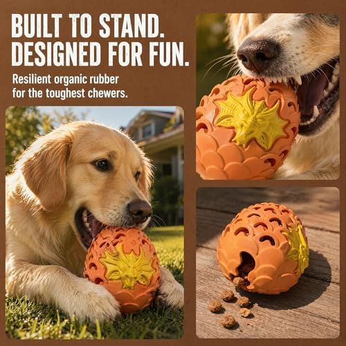 Dragon Egg Dog Chew Toys for Power Chewers - Toughest Indestructible