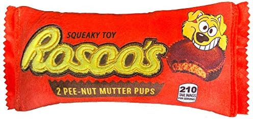 Huxley & Kent Power Plush Squeaky Dog Toy, Roscos, Small