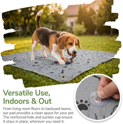 Washable Pee Pad Dog,Waterproof Puppy Training Mat, Reusable Pet Bed Pad