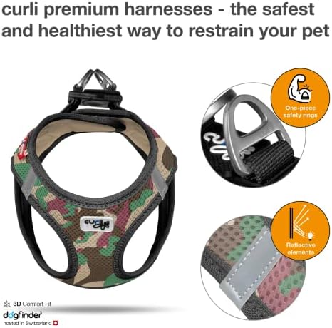 Curli Vest Harness Air-Mesh Skyblue S