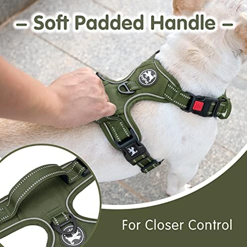 PoyPet Dog Harness and Leash Set, No Pull Vest with Front Clip and Handle