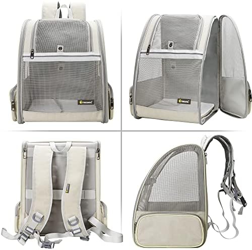 Texsens Innovative Traveler Bubble Backpack Pet Carriers for Cats and Dogs