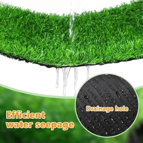 Artificial Grass Rug Turf for Dogs Indoor Outdoor Fake Grass for Dogs Potty Training Area Patio Lawn Decoration (59.1 x 39.3 Inch (Pack of 1))