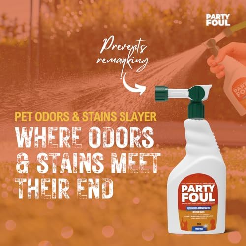 Pet Odor Eliminator for Strong Odor, Plant and Citrus Based Stain and Odor Eliminator for Home, 32 oz, Eliminates Tough Odors and Stains for Cages, Runs, Indoor Outdoor Floors & More