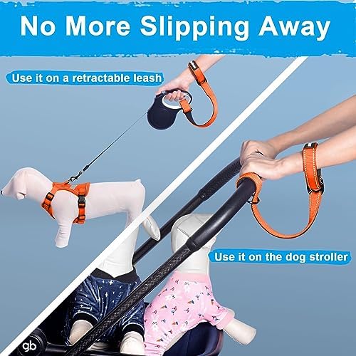 PetBonus Short Dog Leash, Safety Wrist Strap for Dog Retractable Leash