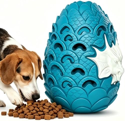 Dragon Egg Dog Chew Toys for Power Chewers - Toughest Indestructible
