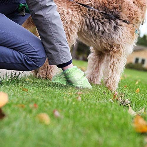 Biodegradable Doggy Poop Bags, Extra Thick Dog Poop Bags with Dispenser and Leash Clip, Scented Waste Bags for Puppy Outdoor Walking and Traveling,240 Counts