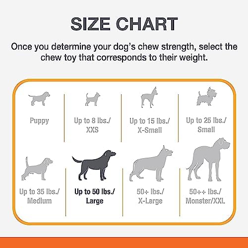 Nylabone Power Chew Curvy Dental Bone Dog Chew Toy, Large