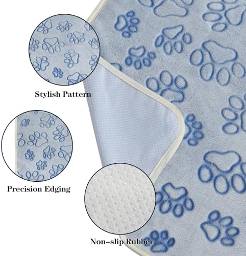 Qeils Reusable Puppy Pads, Washable Pee Pads, Leakproof 28"x 42" 2 Pack