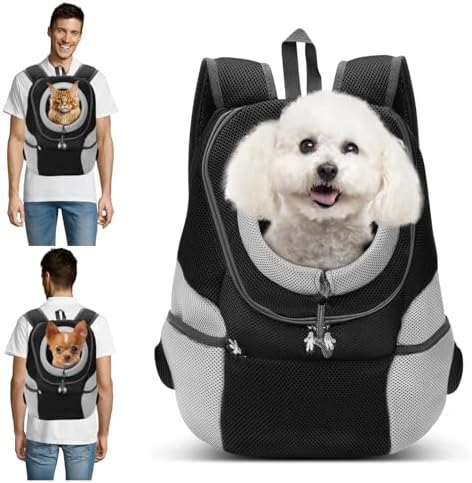PETCUTE Dog Backpack Carrier Cat Carrier Pet Travel Carriers for Small Dogs and Cats Pet Travel Backpack