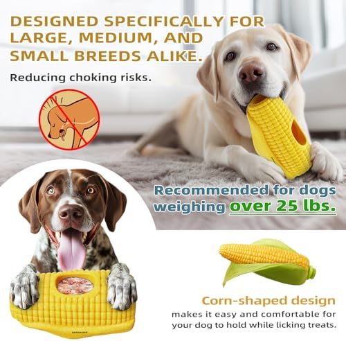 Ansoniser Long-Lasting Interactive Dog Toy - Corn Cob Chew Toy