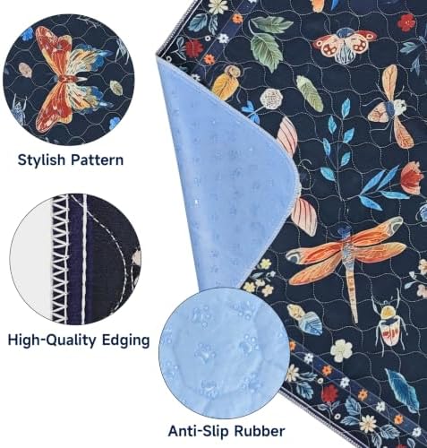 Washable Pee Pads for Dogs 2 Pack,Reusable Puppy Pads, 2026 Upgraded Puppy Pad 36"x48", Waterproof Puppy Pads, Super Absorbent Training Pads for Puppies (Black Medallion, 36"x48"(Pack of 2))