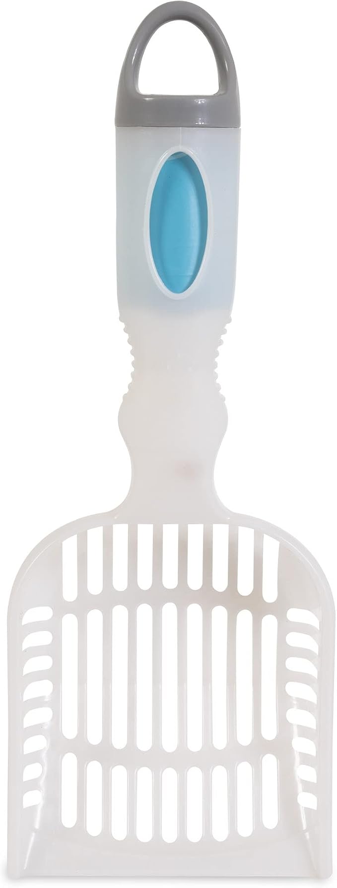 Arm & Hammer Deluxe 2-in-1 Cat Litter Scoop with Built In Waste Bag Dispenser, Comes with 12 Waste Bags, Colors May Vary