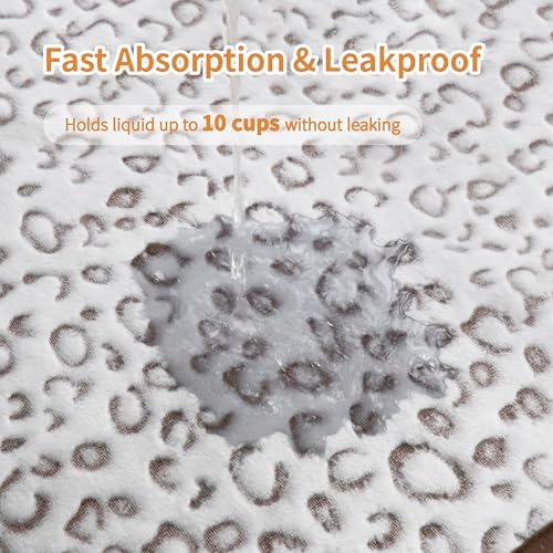 Qeils Reusable Puppy Pads, Washable Pee Pads, Leakproof 16"x 30" 2 Pack