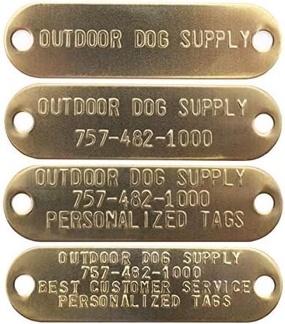 Outdoor Dog Supply 1" Heavy Duty Reflective Waterproof D-Ring Dog Collar for Medium & Large Dogs with 3/4" Custom Brass Nameplate (Reflective Burgundy, 18")
