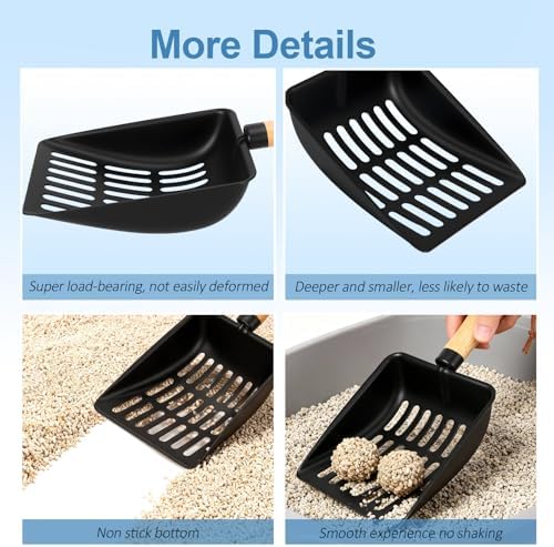 Cat Litter Scoop, Metal Litter Scoop, Long