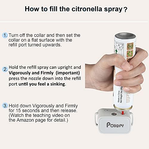 Citronella Spray Refill Can for All Brands of Spray Dog Collars