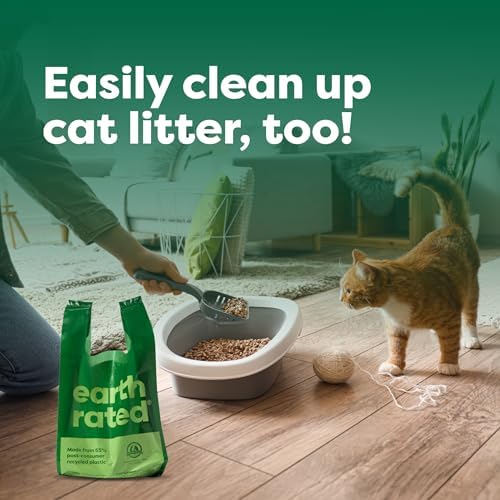 Earth Rated Dog Poop Bags with Handles, Extra Wide, Easy Tie and Guaranteed Leakproof, Lavender Scented, 120 Handle Bags (Pack of 3)