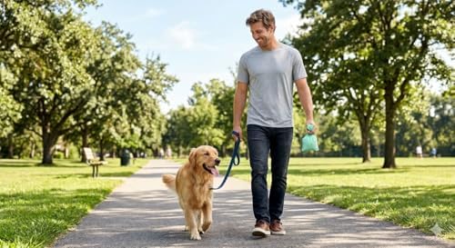 BOS Odor-Sealing Dog Poop Bags for Pet Waste - Disposal Doggy Bags - Scent & Smell Free (Pack of 1)