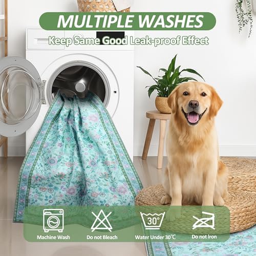 Washable Pee Pads for Dogs, 2 Pack Reusable Puppy Pads, 31"x36"