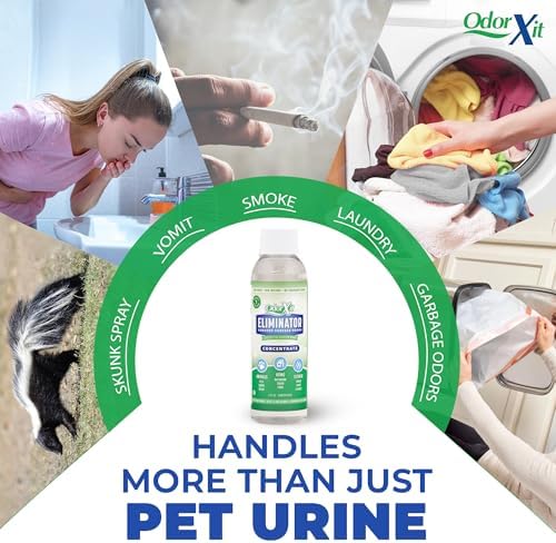 Concentrated Pet Urine Odor Eliminator, Ideal for Cat, Dog Poo and Urine Smell, Versatile & Natural Odor Neutralizer for Home and Outdoor Use, Deodorizer & Absorber, Concentrate, 4oz