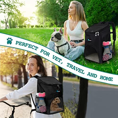 PetAmi Cat Backpack Carrier for Small Dogs and Large Cats, Airline Approved