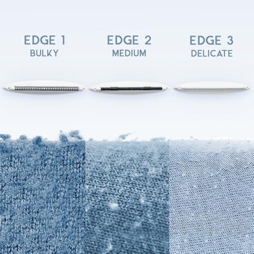GLEENER Fabric Shaver & Lint Remover |Battery-Free 4-in-1 Depiller with 3 Fabric-Safe Edges for Clothes & Upholstery (Turquoise)