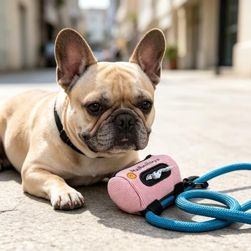 Dog Poop Bag Holder for Leashes doggie bag holder(Pink)