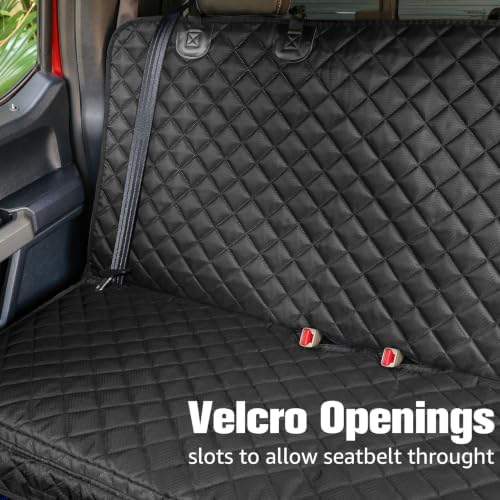 PETICON Dog Car Seat Cover for Back Seat, Rear Bench Seat Cover for Trucks
