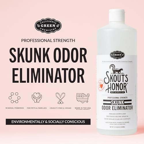 SKOUT'S HONOR Skunk Odor Eliminator for Pets, 32 oz