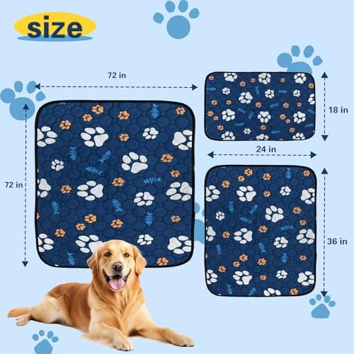 Washable Dog Pee Pads, Waterproof Training Mat,Medium