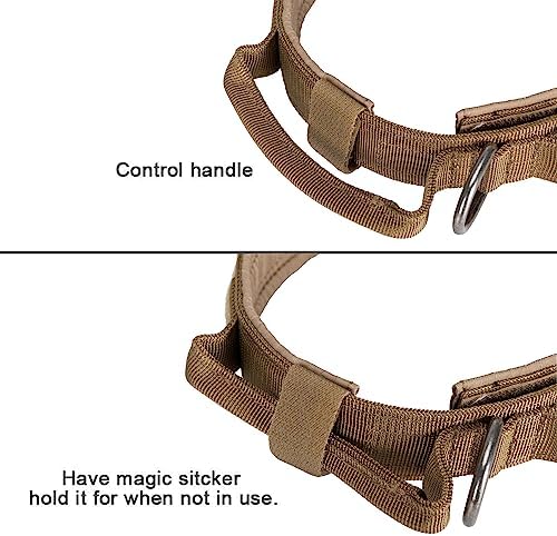 EXCELLENT ELITE SPANKER Tactical Nylon Dog Collar Military Metal Buckle