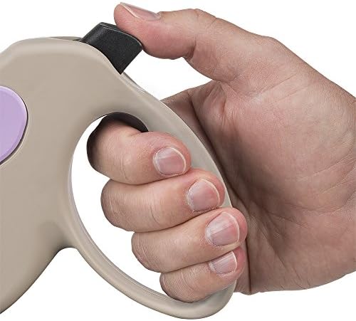 Ferplast Retractable Dog Lead Amigo Tape S, Extending Tape, 5 m, Max 15 kg, Lilac,Small