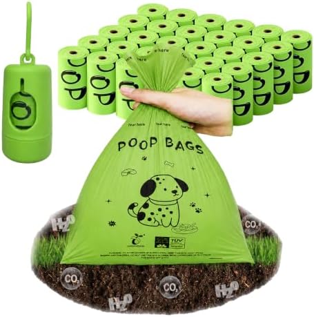 Biodegradable Dog Poop Bags, 450 Bags with Free Dispenser