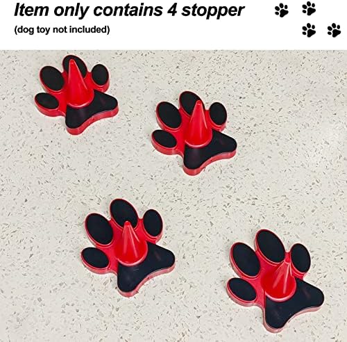HOMDSG Dog Toy Holder Stopper for Classic Sizes XS to XXL, 4 PCS
