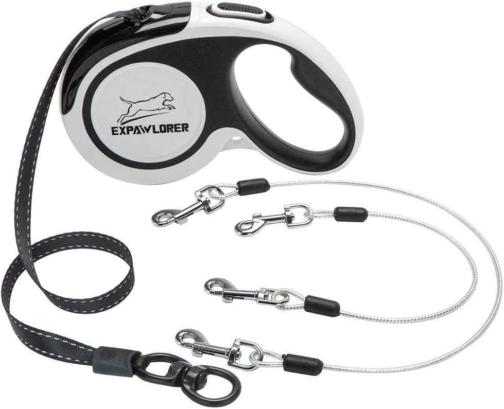 EXPAWLORER Retractable Dog Leash,16 ft Heavy Duty Walk Dog Leash