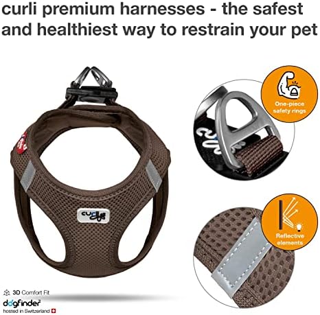 Curli Vest Harness Air-Mesh Skyblue S
