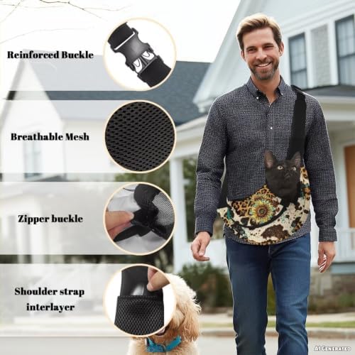 COEQINE Large Capacity Pet Carrier Sling Bag for Small Dogs 3-10 Ibs