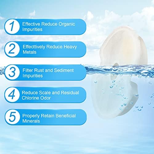Cat Water Fountain Filters, 8 Packs Replacement Carbon Filters for Automatic Pet Fountain, Stainless Steel Cat Water Fountain