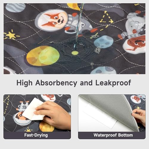 Paw Legend Washable Reusable Dog Pee Pads Super Absorbent (2 Pack) - Washable Reusable Puppy Training Pads | Quality Travel Pee Pads for Dogs | Absorbent and Odor Controlling
