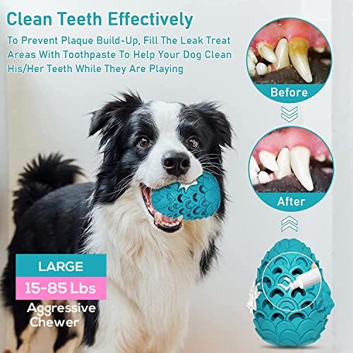 Dragon Egg Dog Chew Toys for Power Chewers - Toughest Indestructible