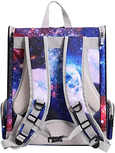Pet Carrier Backpack for Cats and Small Dogs, Fully Breathable Vented Backpack for Kitten Bunny Airline Approved Travel Hiking Camping Cat Book Bag (Blue, Ventilation)