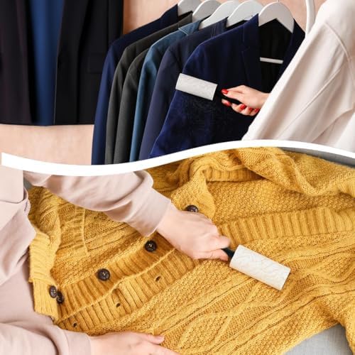 ARVO Lint Roller for Pet Hair and Dust, Lint Rollers for Clothes, Furniture’s and Carpet, Sticky Roller Contains 90 Sheets with 1 Handle with 1 Roll