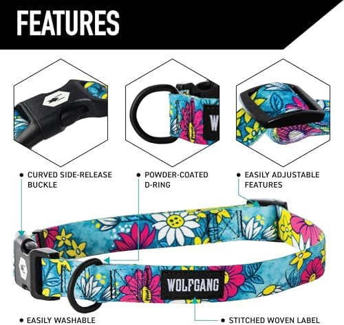 Wolfgang Venture Dog Collar Lazydaisy S